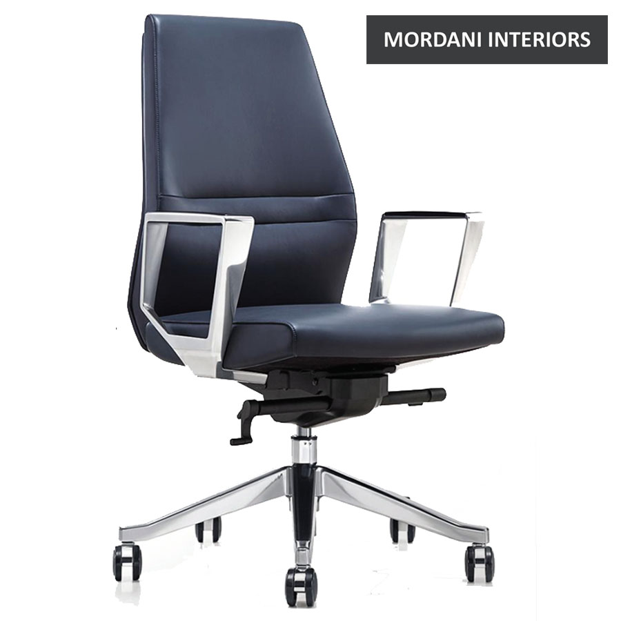 Clavance Mid Back Leather Office Chair